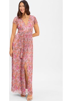 Swing Damska sukienka wieczorowa Kobiety brudny róż wzorzysty Swing vangraaf - kod rabatowy