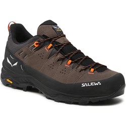 Buty trekkingowe męskie brązowe SALEWA wiązane sportowe  - zdjęcie produktu