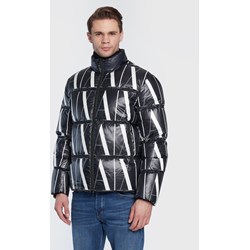 Kurtka męska Armani Exchange w kratkę młodzieżowa  - zdjęcie produktu