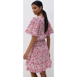 Sukienka Reserved klasyczna z krótkim rękawem z okrągłym dekoltem  - zdjęcie produktu