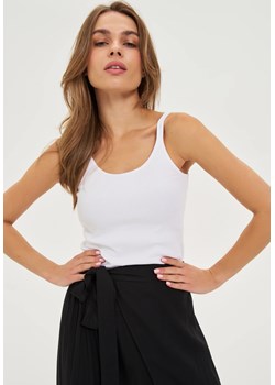 Bawełniany top biały Moodo.pl - kod rabatowy