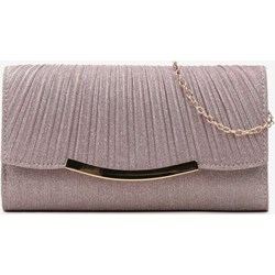 Kopertówka Born2be tkaninowa różowa elegancka  - zdjęcie produktu