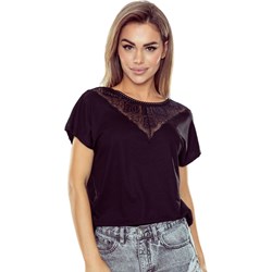 Bluzka damska Eldar z krótkimi rękawami casual z okrągłym dekoltem  - zdjęcie produktu