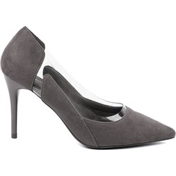 Czółenka Good-In zamszowe eleganckie na wiosnę na szpilce  - zdjęcie produktu