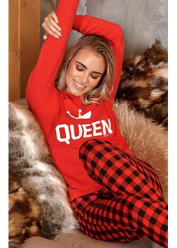 Piżama damska Queen PM.9748, czerwony, Size - M, Doctor Nap Doctor Nap Intymna - kod rabatowy