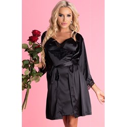 Szlafrok damski czarny Livia Corsetti  - zdjęcie produktu