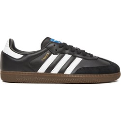 Buty sportowe damskie czarne Adidas sneakersy na wiosnę sznurowane  - zdjęcie produktu