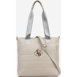 Shopper bag Renee na ramię z aplikacjami duża  - zdjęcie produktu