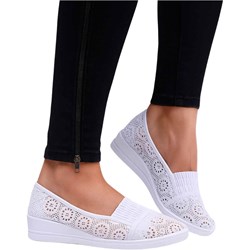 Trampki damskie Pantofelek24 białe casual  - zdjęcie produktu