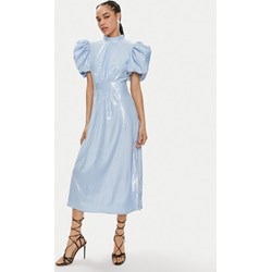 Sukienka Rotate na wesele z krótkim rękawem midi  - zdjęcie produktu