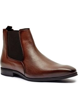 BOSS BLACK Skórzane sztyblety Theon wyprzedaż Gomez Fashion Store - kod rabatowy
