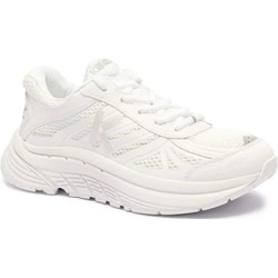 Buty sportowe damskie białe Kenzo sneakersy z tkaniny płaskie sznurowane  - zdjęcie produktu