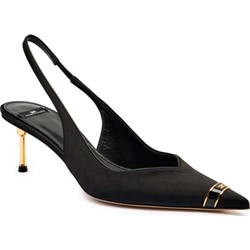 Czółenka Elisabetta Franchi skórzane na szpilce  - zdjęcie produktu