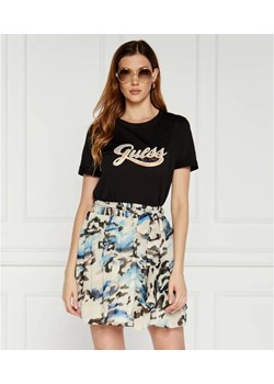 GUESS T-shirt GLITTERY LOGO | Regular Fit Guess okazja Gomez Fashion Store - kod rabatowy