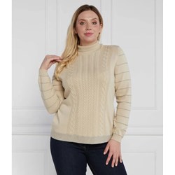 Bluzka damska Persona By Marina Rinaldi z elastanu z golfem  - zdjęcie produktu