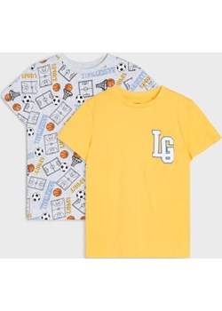 Sinsay - Koszulki 2 pack - szary Sinsay Sinsay - kod rabatowy