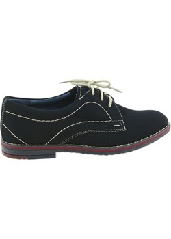 Półbuty chłopięce Gregors 141 granatowe  Gregors wyprzedaż ButyModne.pl  - kod rabatowy