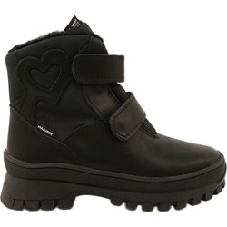 Buty zimowe dziecięce Mazurek śniegowce na rzepy skórzane  - zdjęcie produktu