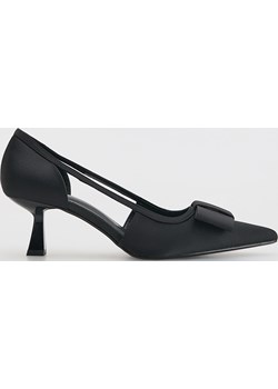 Reserved - Czółenka z kokardą - czarny Reserved Reserved - kod rabatowy