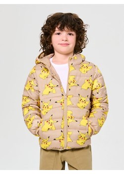 Sinsay - Kurtka pikowana Pokemon - beżowy Sinsay Sinsay - kod rabatowy