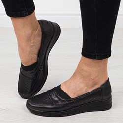 Półbuty damskie czarne Jezzi casual  - zdjęcie produktu