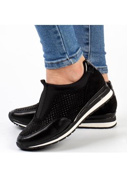 Czarne sneakersy damskie, półbuty M.DASZYŃSKI 2169-3 Suzana.pl okazja suzana.pl - kod rabatowy