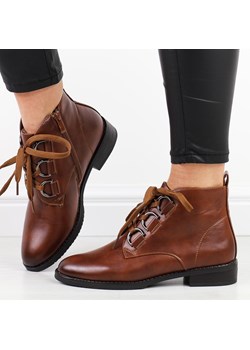 Brązowe botki damskie M.DASZYŃSKI 2251-2 PU suzana.pl wyprzedaż - kod rabatowy