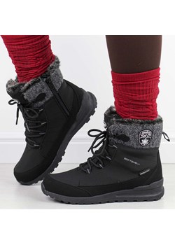 Czarne śniegowce damskie z membraną AMERICAN CLUB SOFTSHELL SN25/21 Suzana.pl okazyjna cena suzana.pl - kod rabatowy