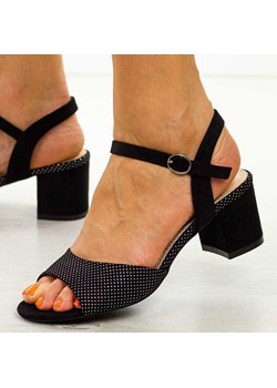 Czarne sandały damskie SERGIO LEONE SK827 MIC Suzana.pl suzana.pl okazyjna cena - kod rabatowy