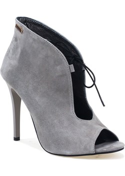 Botki J.WOLSKI 409/1 szary zamsz  J.Wolski promocyjna cena NajlepszeButy  - kod rabatowy