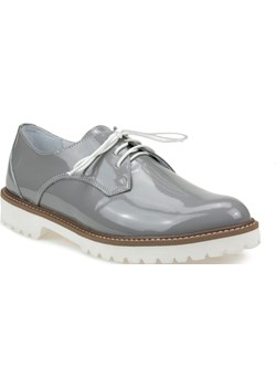 Półbuty KAROLINA 1989 TRAPER popiel lakier  Karolina NajlepszeButy - kod rabatowy