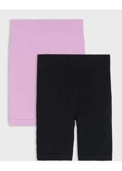 Sinsay - Kolarki z prążkowanej dzianiny 2 pack - czarny Sinsay Sinsay - kod rabatowy