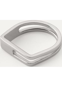 Geometryczny pierścionek sygnet w pokryciu platyną - rozmiar 11 Giorre GIORRE - kod rabatowy