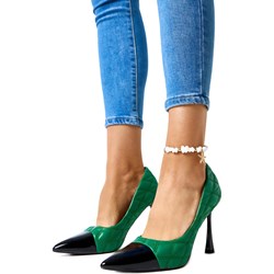 Czółenka eleganckie na szpilce letnie  - zdjęcie produktu