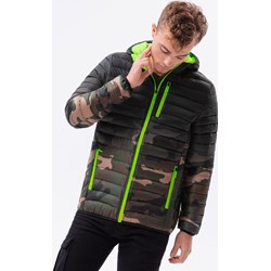 Kurtka męska Ombre Clothing w militarnym stylu  - zdjęcie produktu