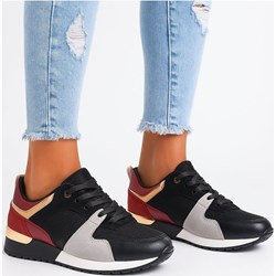 Wielokolorowe buty sportowe damskie Pantofelek24 sznurowane  - zdjęcie produktu