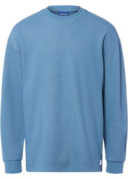 HUGO BLUE Bluza męska - Nuwolo Mężczyźni niebieski wypukły wzór tkaniny Hugo Blue vangraaf - kod rabatowy