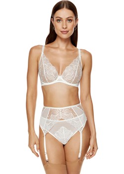 Cherie pas do pończoch ślubny kremowy Gorteks okazyjna cena GORTEKS - kod rabatowy