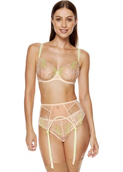 Soleil pas do pończoch z haftu i tiulu Gorteks okazyjna cena GORTEKS - kod rabatowy