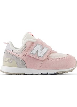 Buty niemowlęce New Balance NW574BKM – różowe New Balance New Balance Poland - kod rabatowy
