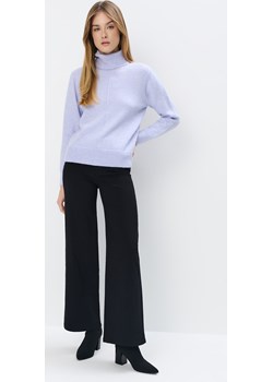 Mohito - Czarne spodnie z szeroką nogawką - czarny Mohito Mohito - kod rabatowy