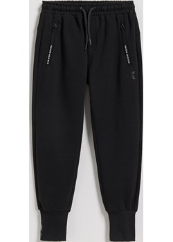 Reserved - Bawełniane spodnie - czarny Reserved Reserved - kod rabatowy