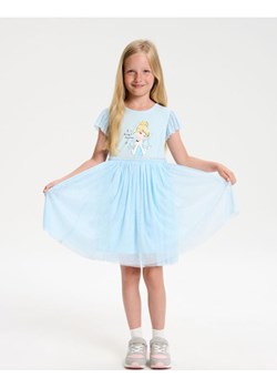 Sinsay - Sukienka Disney Princess - niebieski Sinsay Sinsay - kod rabatowy