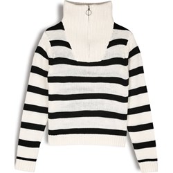 Sweter damski Gate w paski zimowy  - zdjęcie produktu