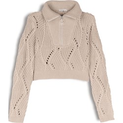 Sweter damski Gate casual z dekoltem w serek  - zdjęcie produktu