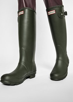 Kalosze HUNTER - Original Tall W23499 Dark Olive eobuwie-pl szary damskie - kod rabatowy
