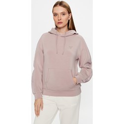 Bluza damska Guess różowa krótka  - zdjęcie produktu