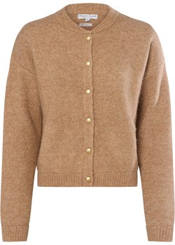 Marie Lund Damski kardigan z zawartością alpaki Kobiety wielbłądzi marmurkowy Marie Lund vangraaf - kod rabatowy