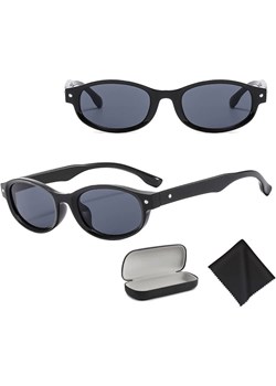 Okulary przeciwsłoneczne z filtrem UV400 STL30 czarne + akcesoria Stylion wyprzedaż Stylion - kod rabatowy