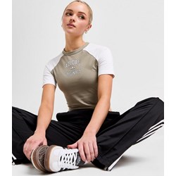 Bluzka damska Adidas z okrągłym dekoltem w sportowym stylu z krótkim rękawem  - zdjęcie produktu